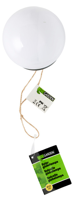 Solcellslampa Klot Ø10 cm